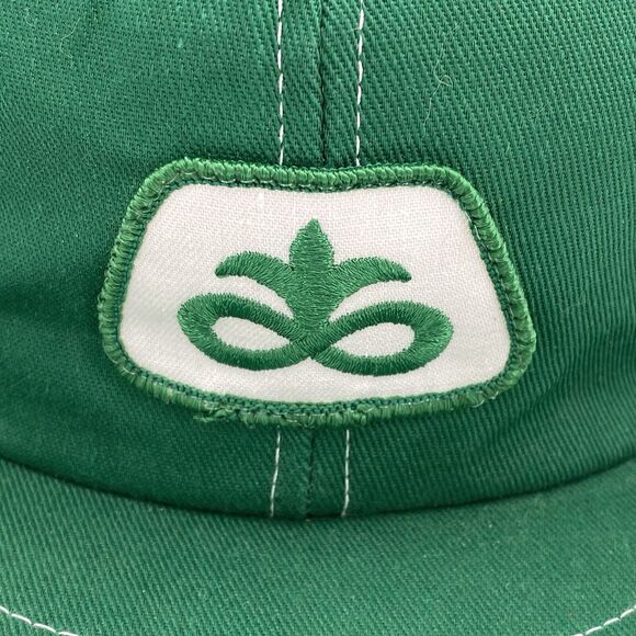 Vintage K-Brand Pioneer Snapback Trucker Hat Green USA Made (H24) - Picture 2 of 8